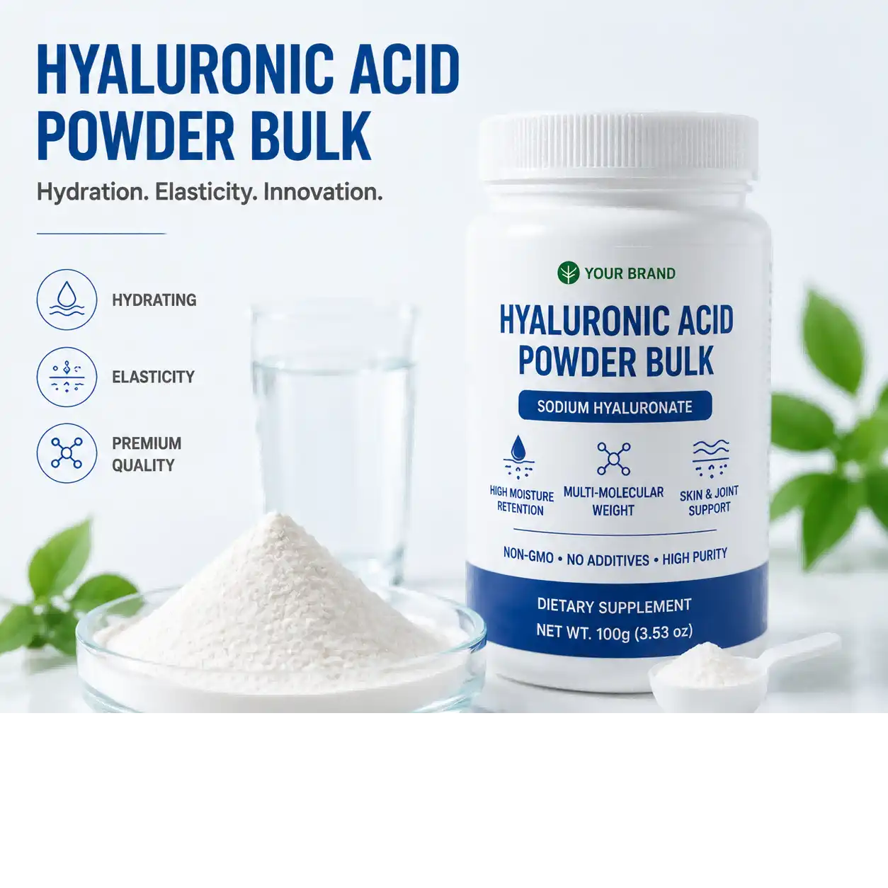 Hyaluronic Acid Powder: How to Mix, Make & Use for the Best Results for Your Skin Hyaluronic Acid Powder: How to Mix, Make & Use for the Best Results for Your Skin